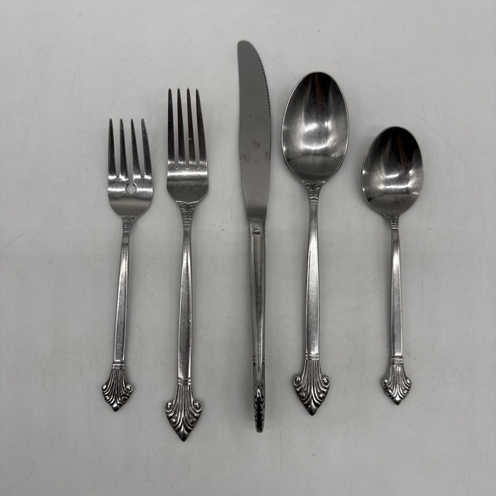 Vintage Towle SCC Uanlai Stainless Flatware Single Serving Set -- Japan